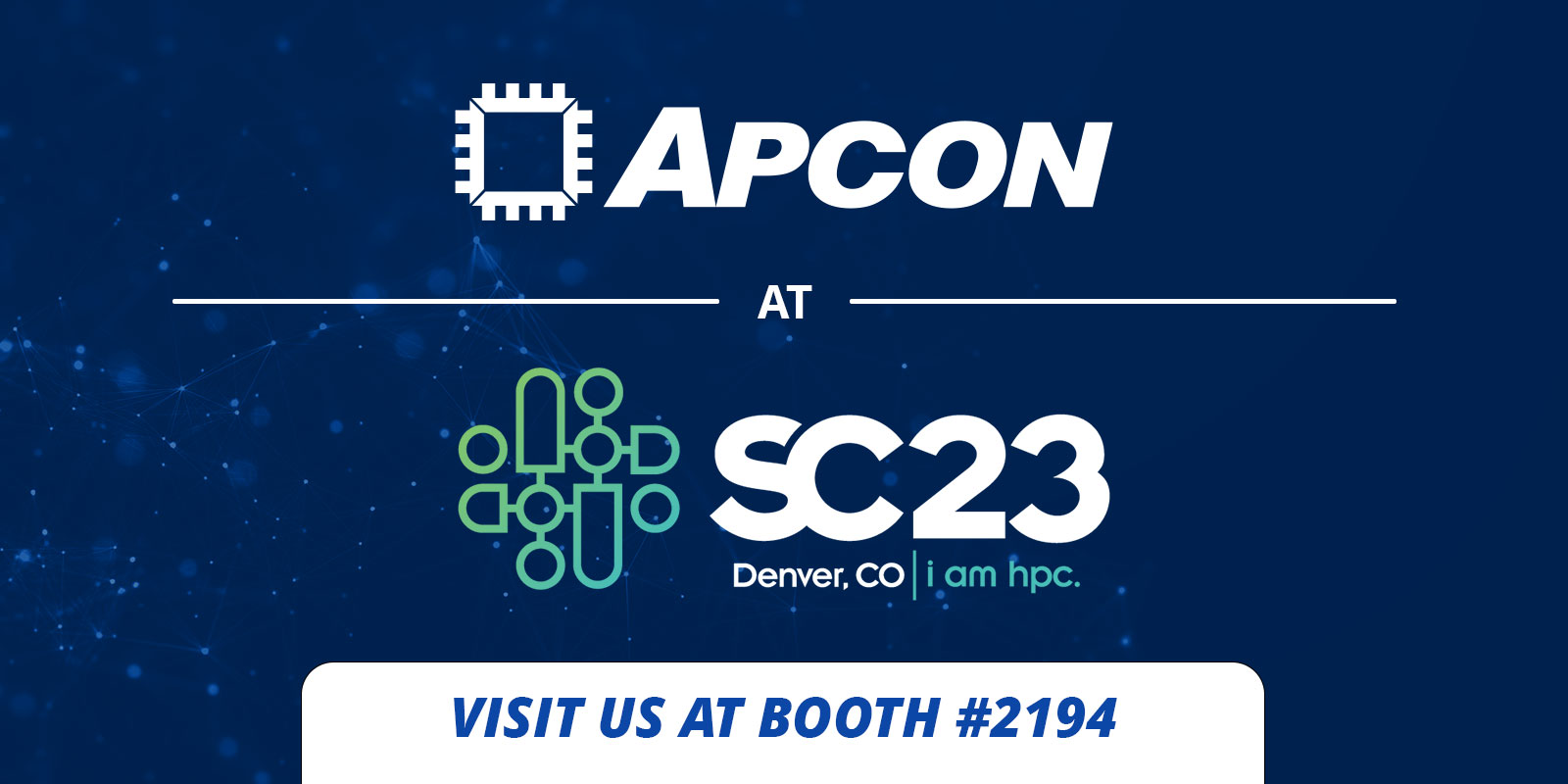 APCON at Denver tradeshow November 1217, 2023